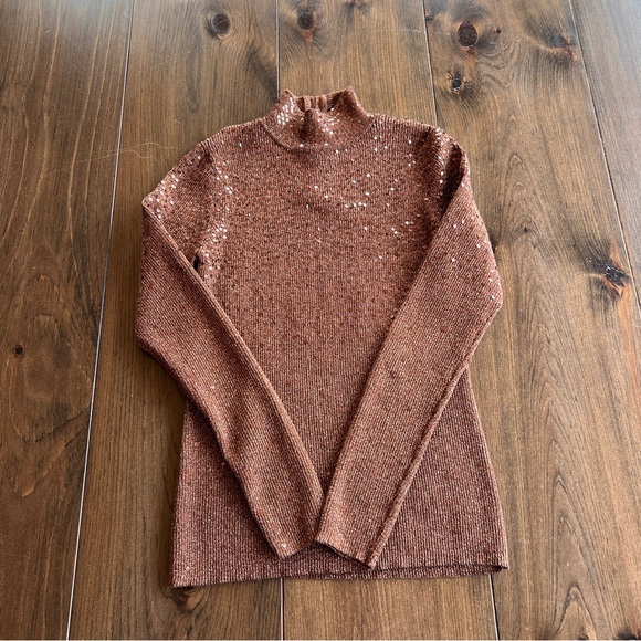 Once 1 Again Vintage 90s Metallic Sweater - Picture 1 of 5